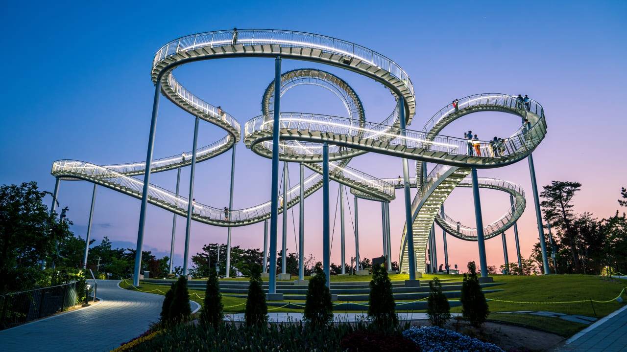 【釜山出發】青松冰谷+浦項Space Walk+慶州月精橋一日遊 (冬季限定)