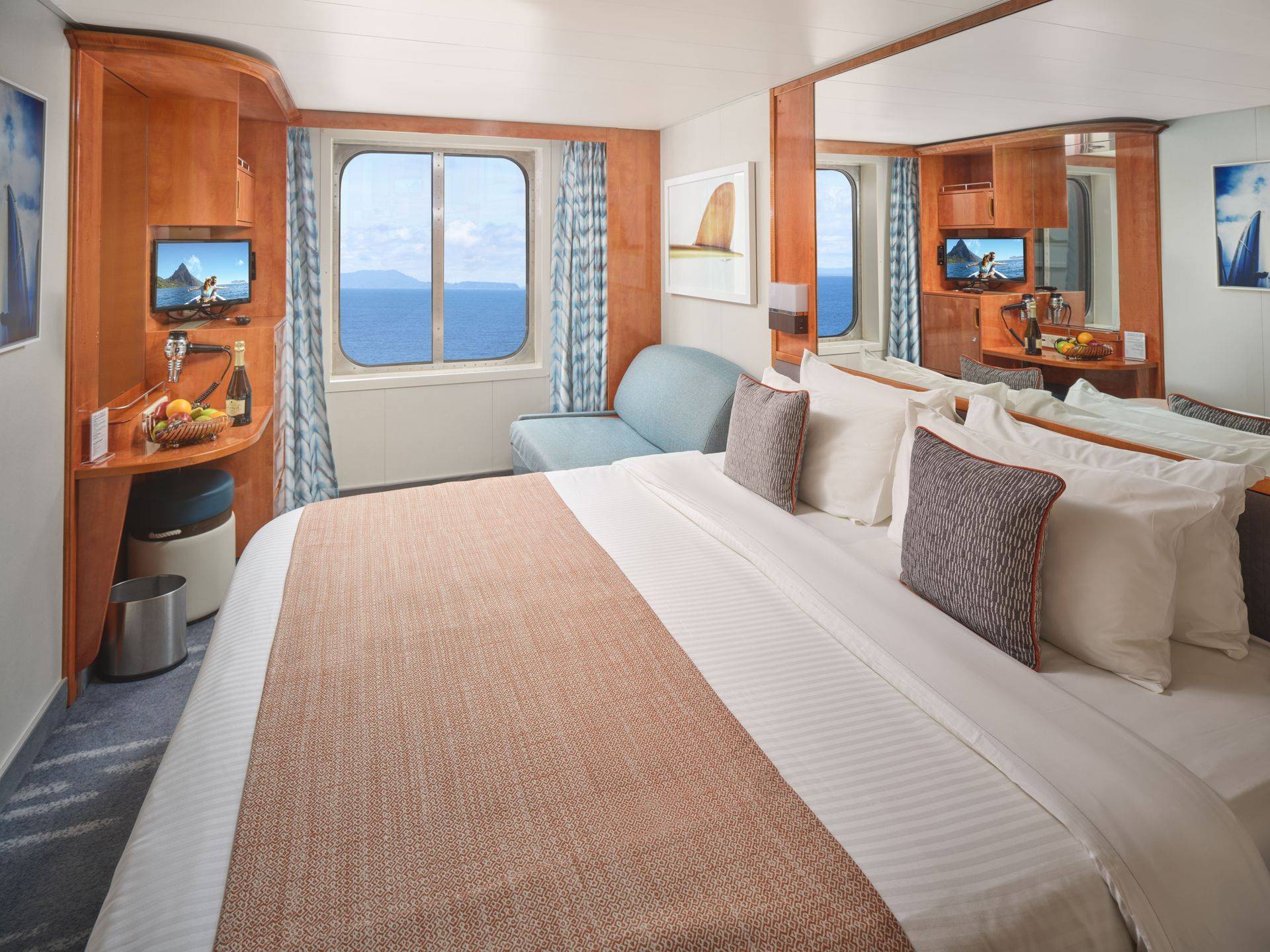 【海景艙（可能部分遮蔽）】