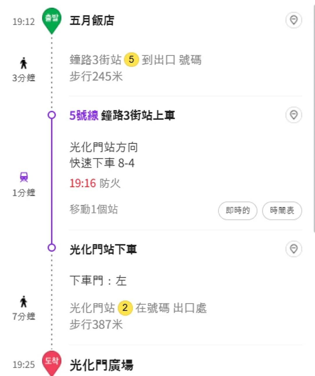 飯店前往賽事會場