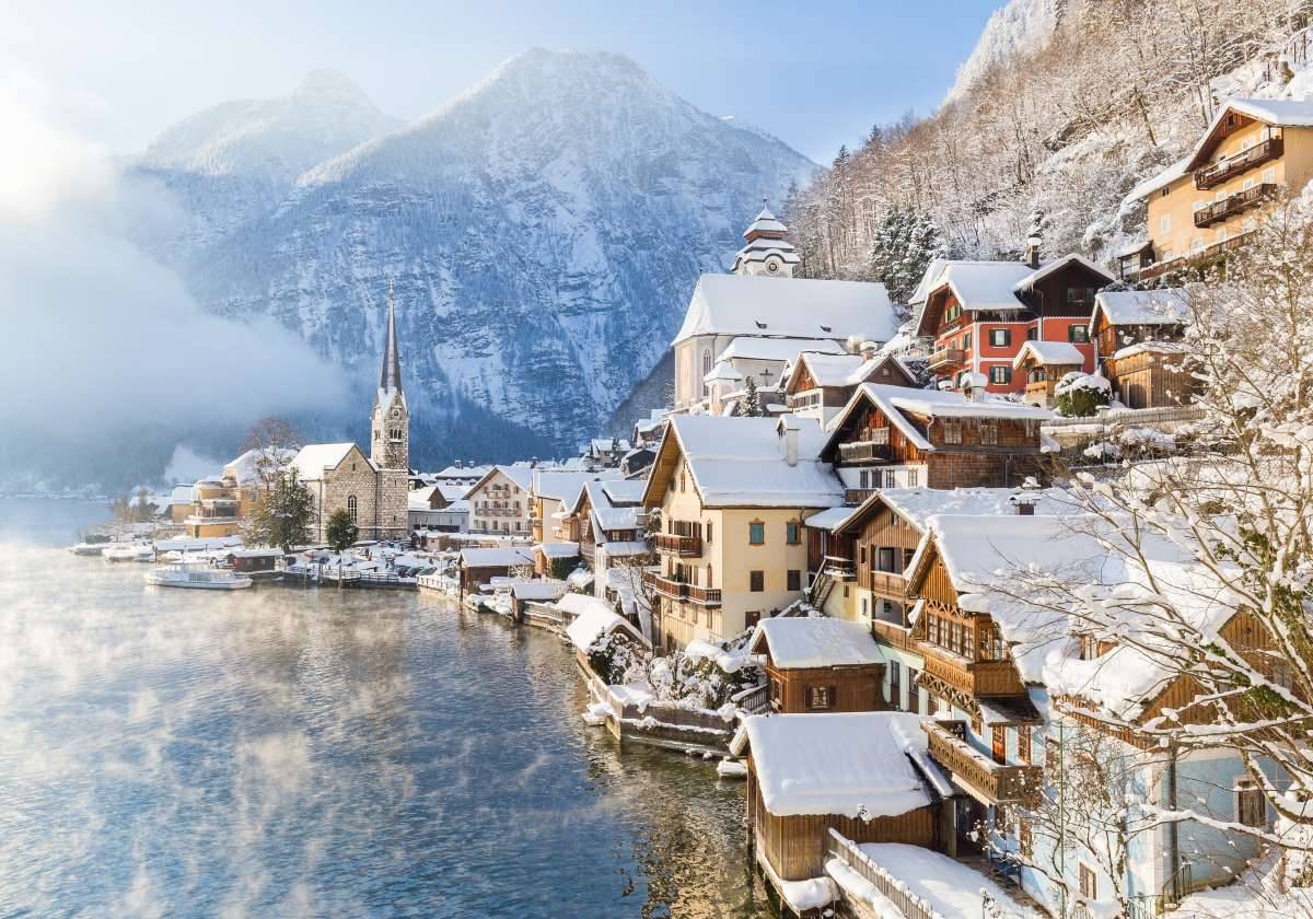 【冬遊折2千 奧捷旅遊】哈修塔特真善美景點、薩爾茲堡、布拉格城堡、庫倫諾夫、伏爾塔瓦河遊船百匯、布拉格連泊10日