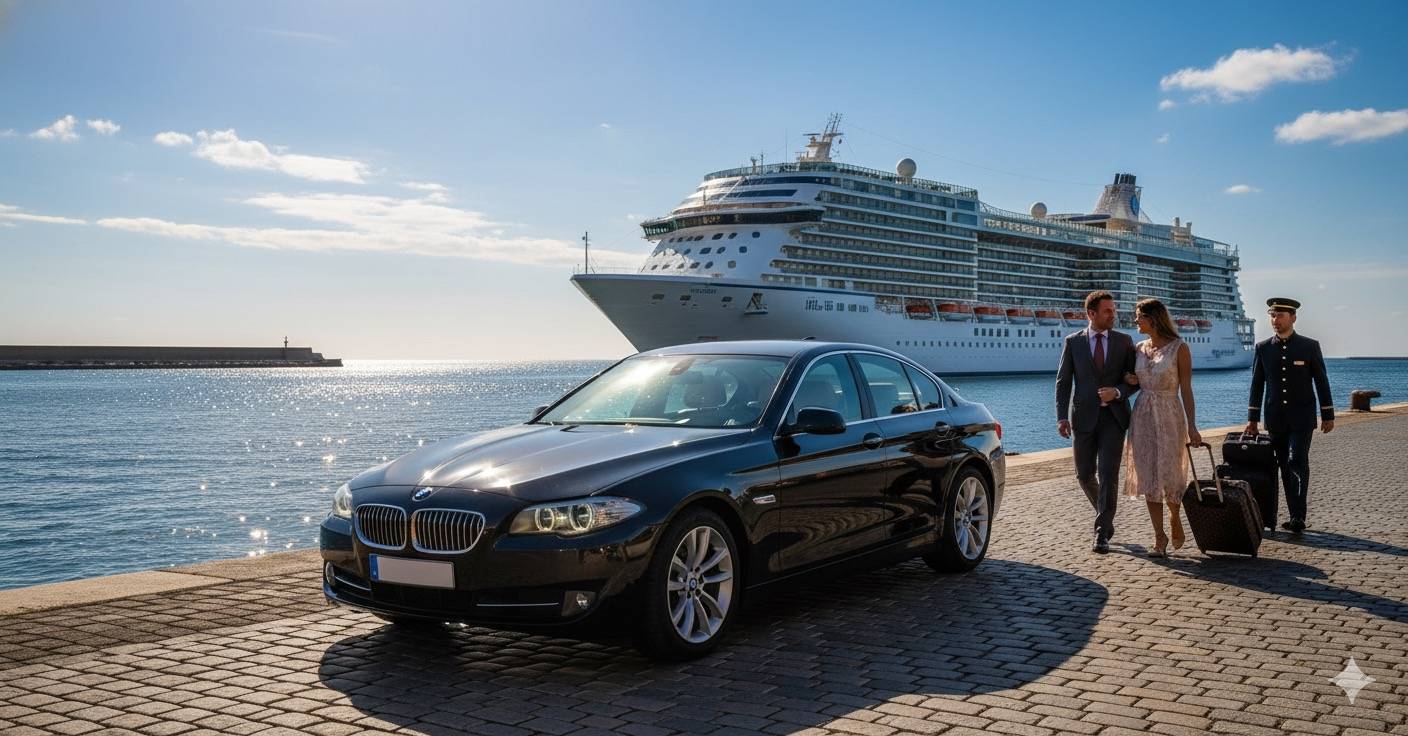 【基隆港口接/送】台北市/新北市-基隆港｜高級轎車(4人座)